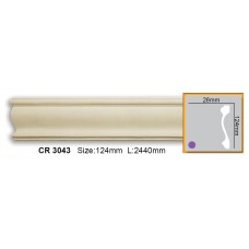 Декоративный молдинг из полиуретана CR 3043 (2.44м)*